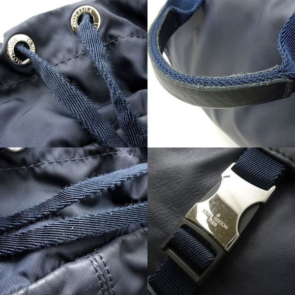 Louis Vuitton Pulse V Line Navy Leather Nylon - Picture 7 of 8